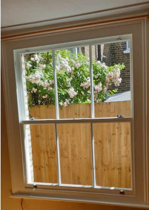 Drawings of Finished Installed Timber Sash Window
